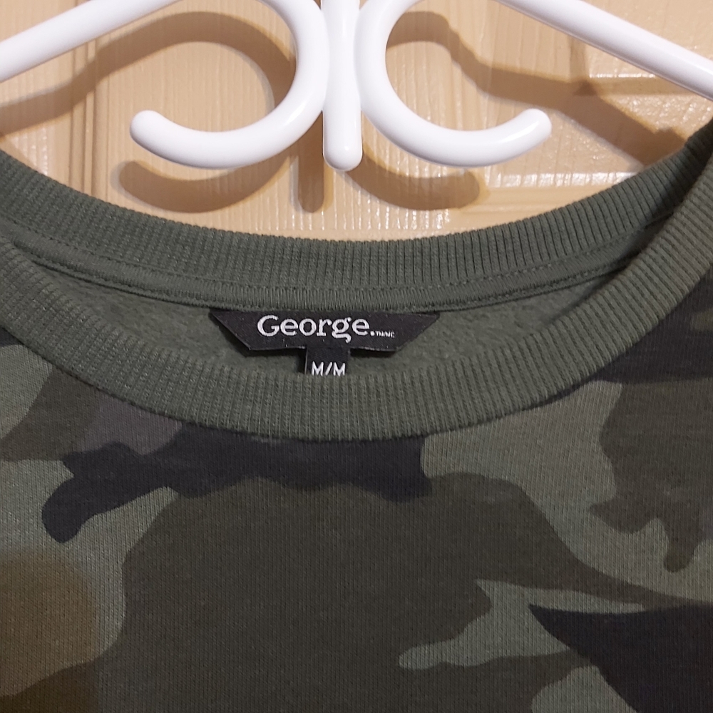 George Camouflage Crew Neck Top - Picture 3 of 4